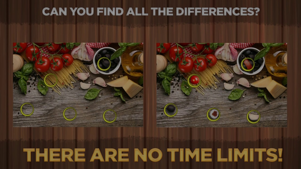 Find The Difference. Spot the Difference Game Free - YouTube