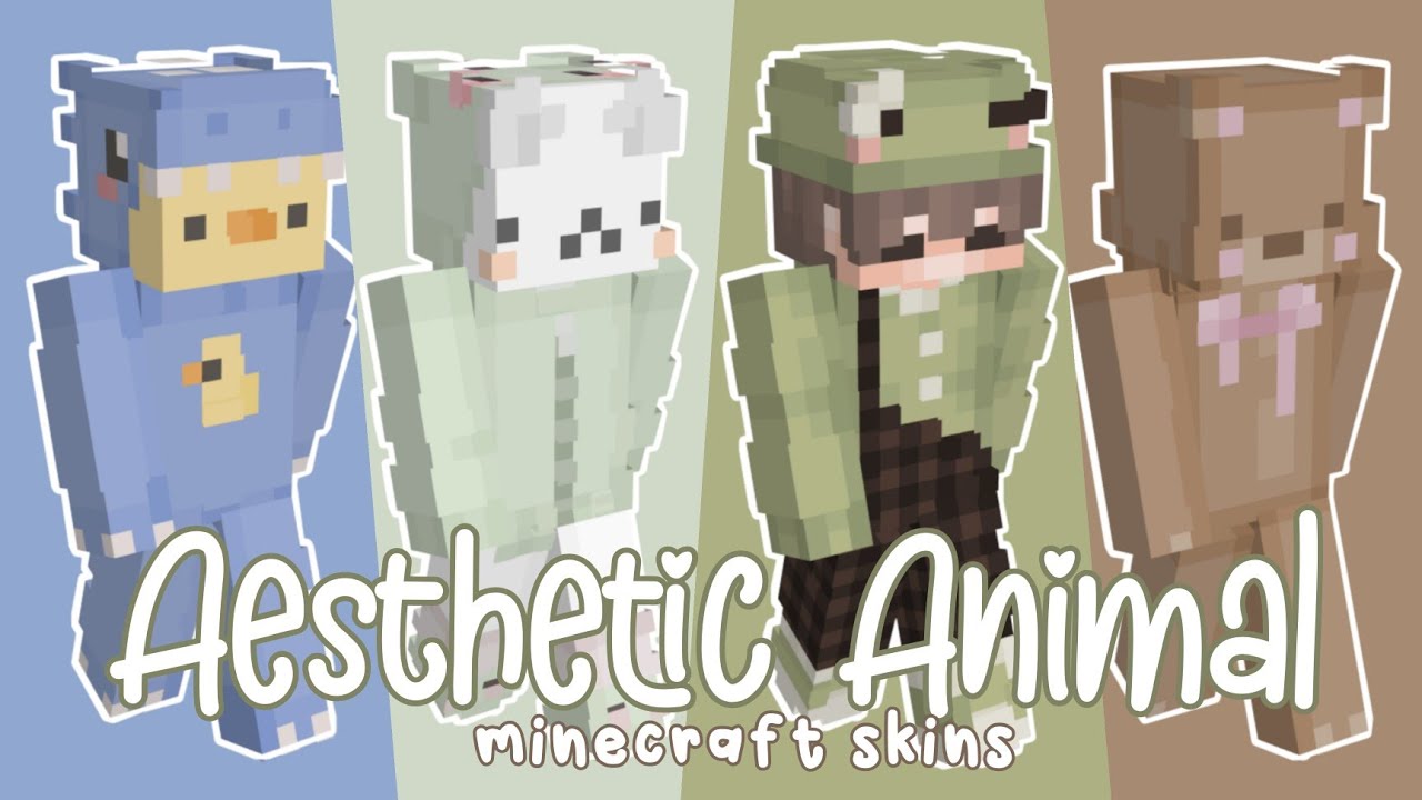 Top 10 Minecraft cute animal skins for your gameplay experience