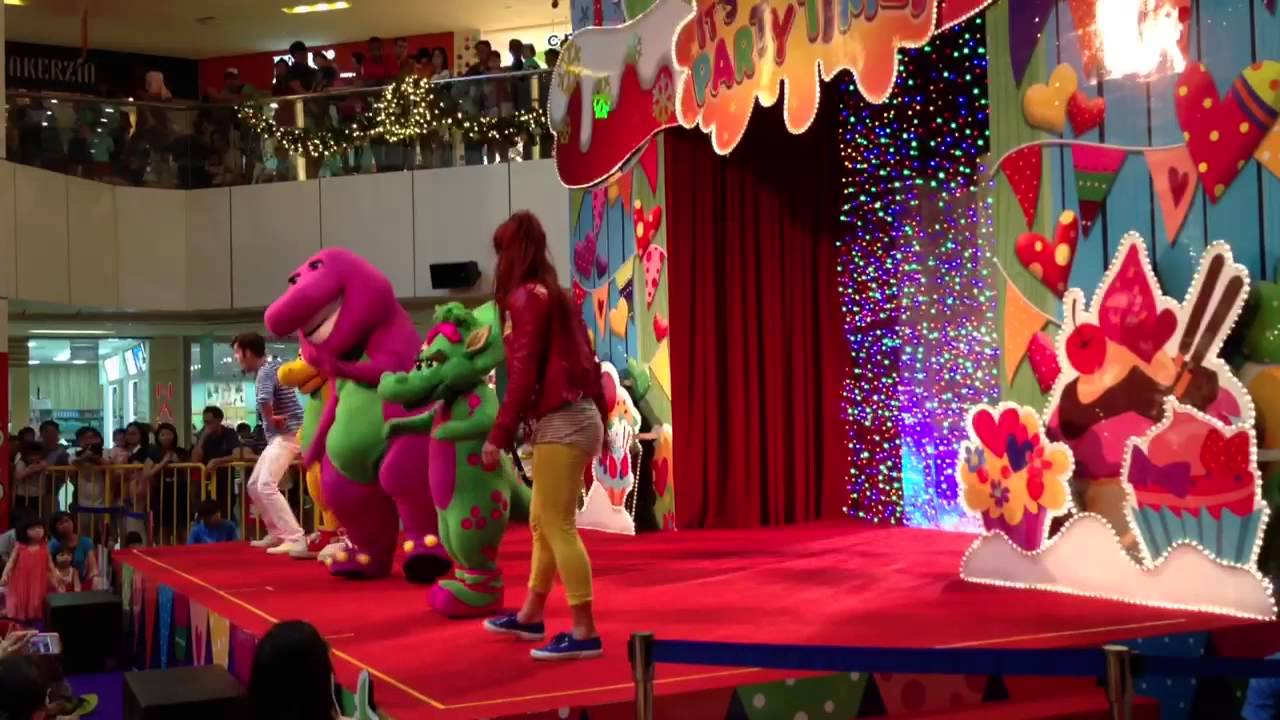 Barney -united square 2012 Singapore - YouTube