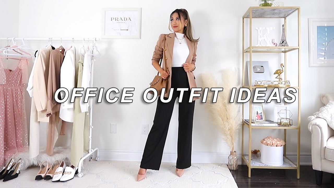 AFFORDABLE WORK OUTFITS | What to Wear to the Office - YouTube