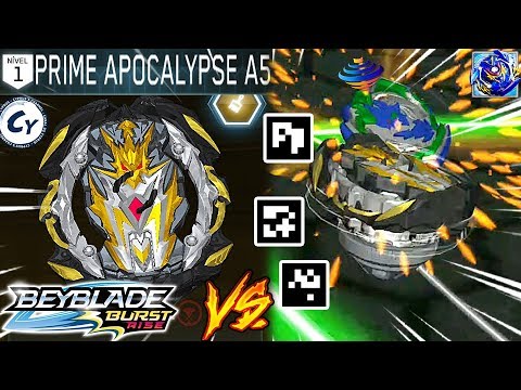 PRIME APOCALYPSE A5 GAMEPLAY + QR CODE IN THE DESCRIPTION BEYBLADE ...