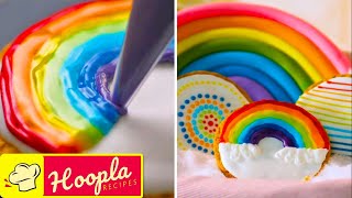 Easy Cookie Decoration Ideas | Rainbow, Meringue, and more | Hoopla Recipes