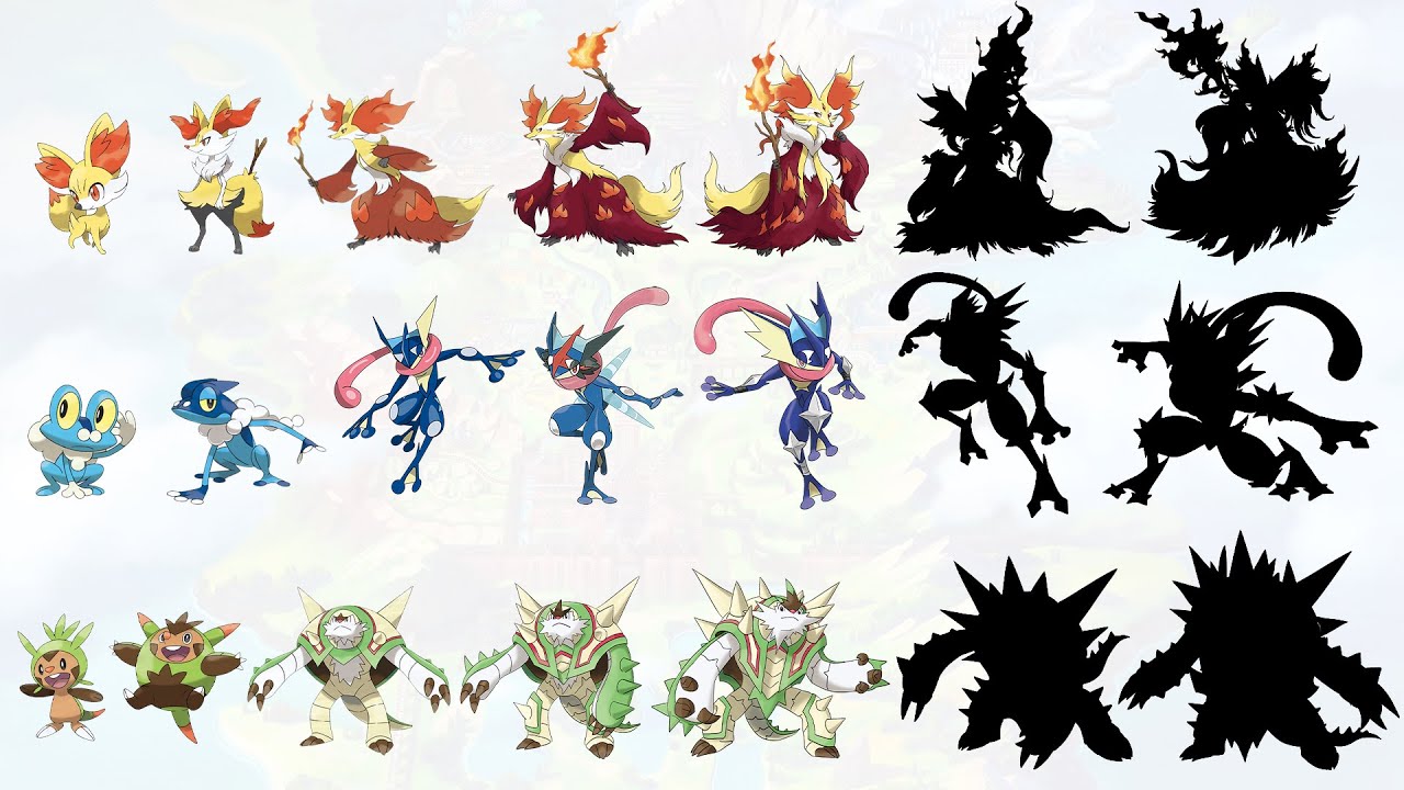 The Ultimate Evolution of Gen 6 Starters Pokemon - YouTube