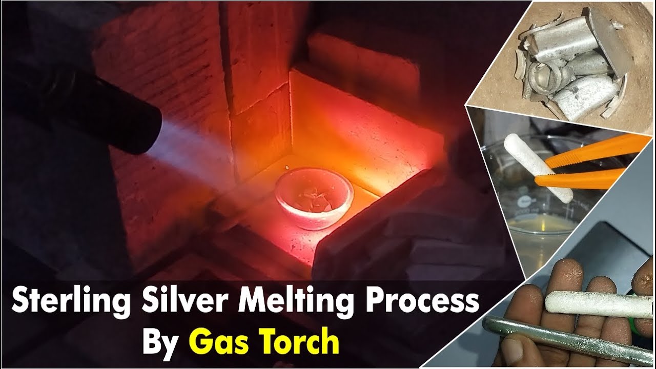 How To Melt Silver | Sterling Silver 925 |Melting Process - YouTube