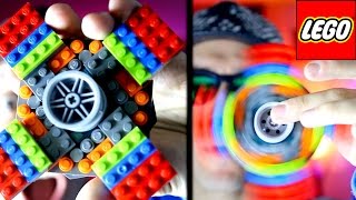 DIY GIANT Lego Fidget Spinner Tutorial! Make your own awesome Lego Hand Spinner!