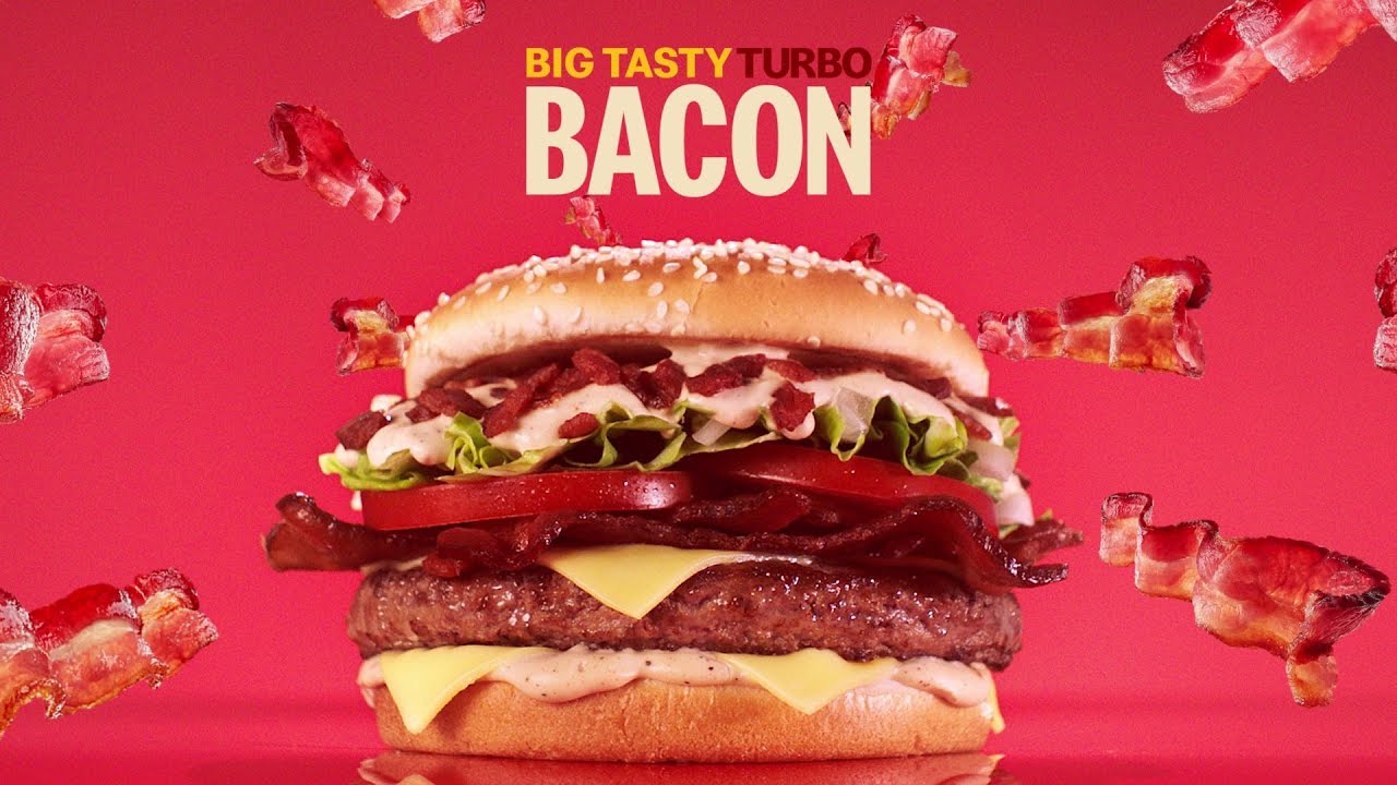 Chegou o Big Tasty Turbo Bacon. O Big Tasty com uma loucura de bacon