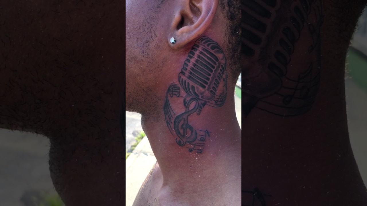 Discover 65 microphone tattoo sketch  thtantai2