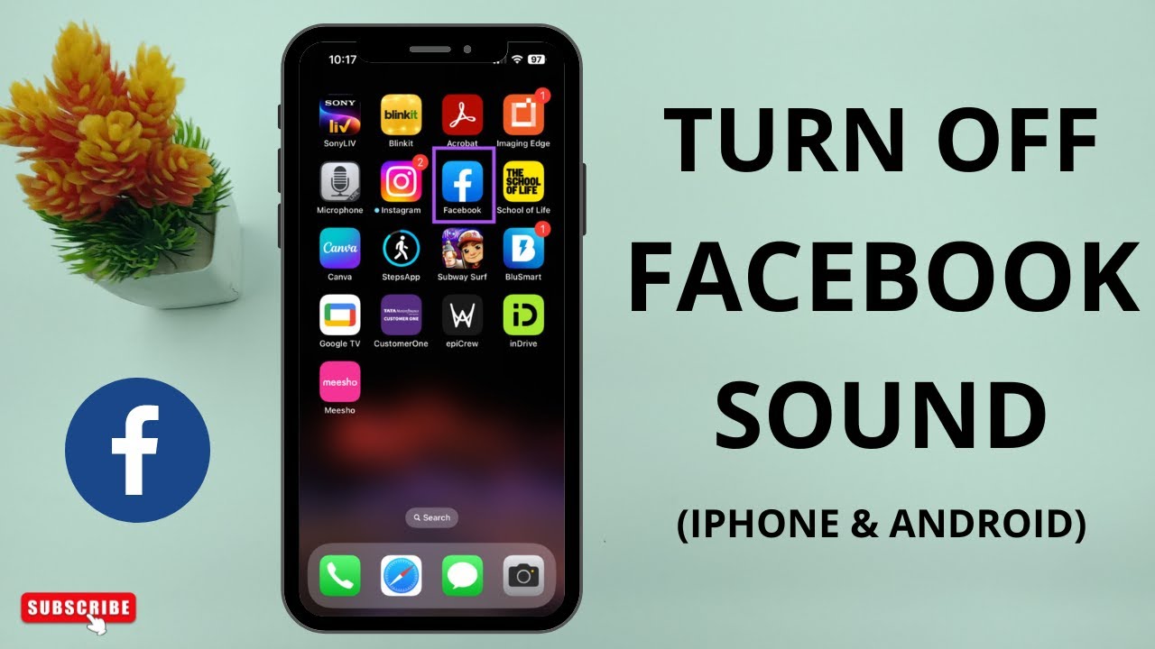 How to Turn Off Facebook Sounds On iPhone (2024) - YouTube