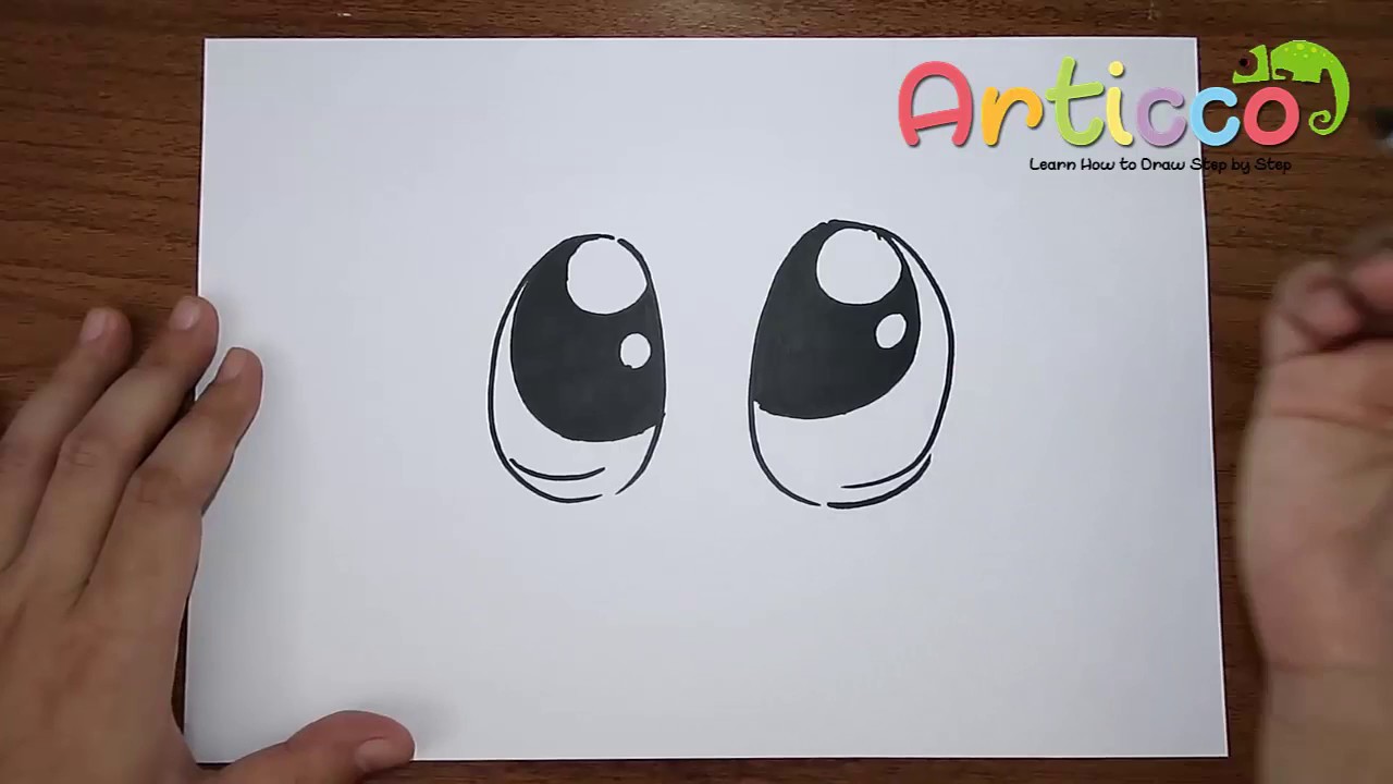 How to Draw Cute Eyes - YouTube