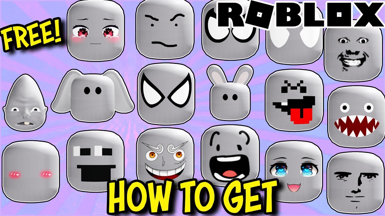 *16 NEW FREE FACES* How To Get REBEL, CUTE FACE, DOG * BUNNY EARS, HERO ...