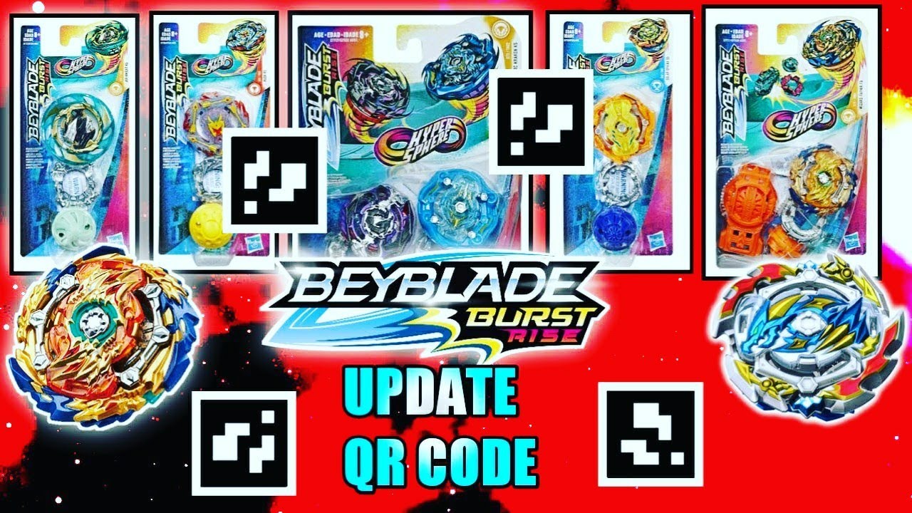 BEYBLADE BURST RISE UPDATE QR CODE - YouTube