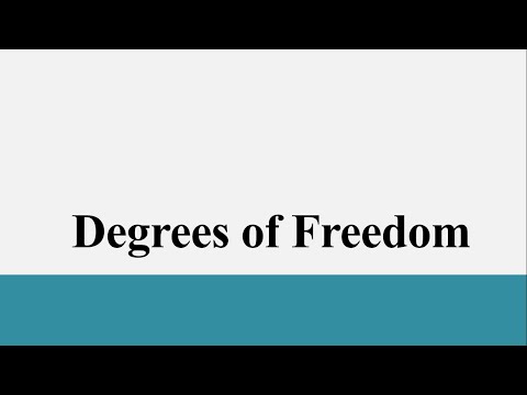 Degrees of Freedom: Explained in simple words - YouTube