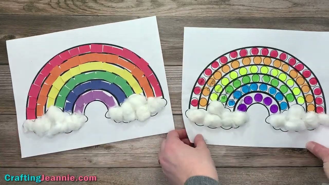 Rainbow Dot Marker Sheet