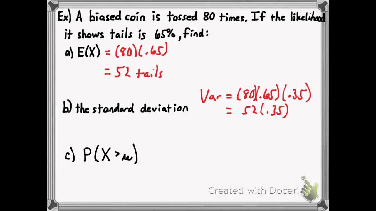 Binomial Distribution (Fully Explained W/ 11 Examples!), 46% OFF