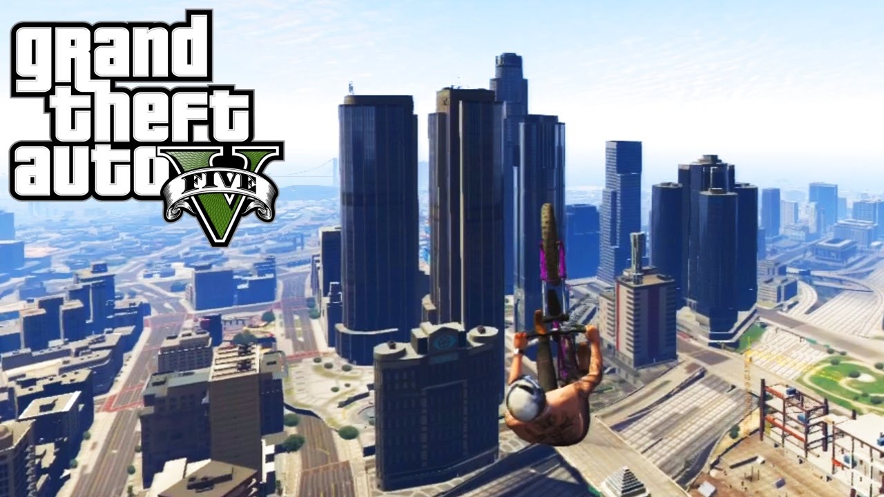 GTA 5 - VTT Maze Bank stunt ?! 100% Fun - YouTube