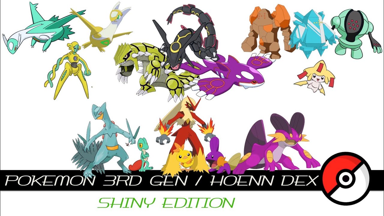 Shiny Hoenn Starters