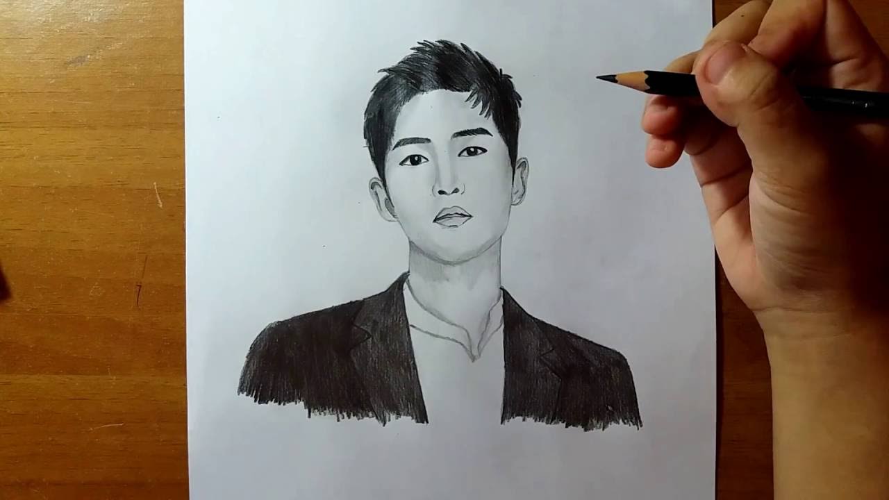 Menggambar Song Joong Ki YouTube