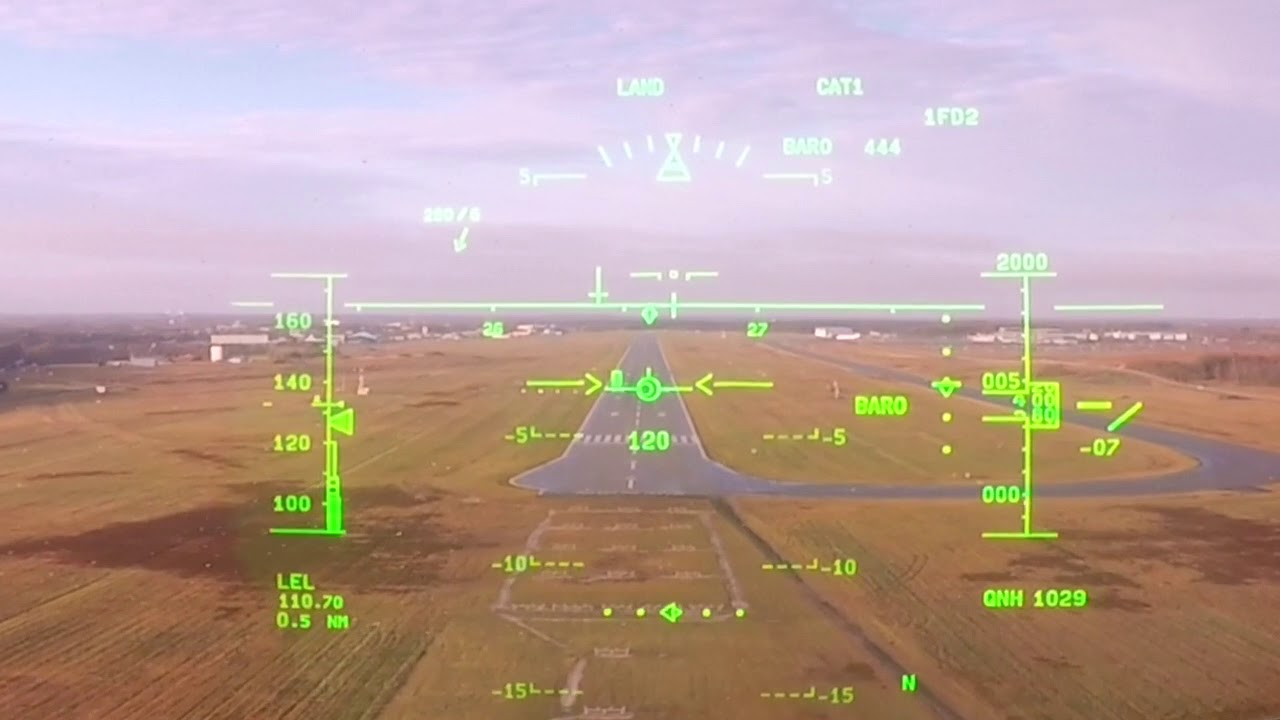 Live from the Airbus Cockpit - Why we fly - Head up Display approach ...