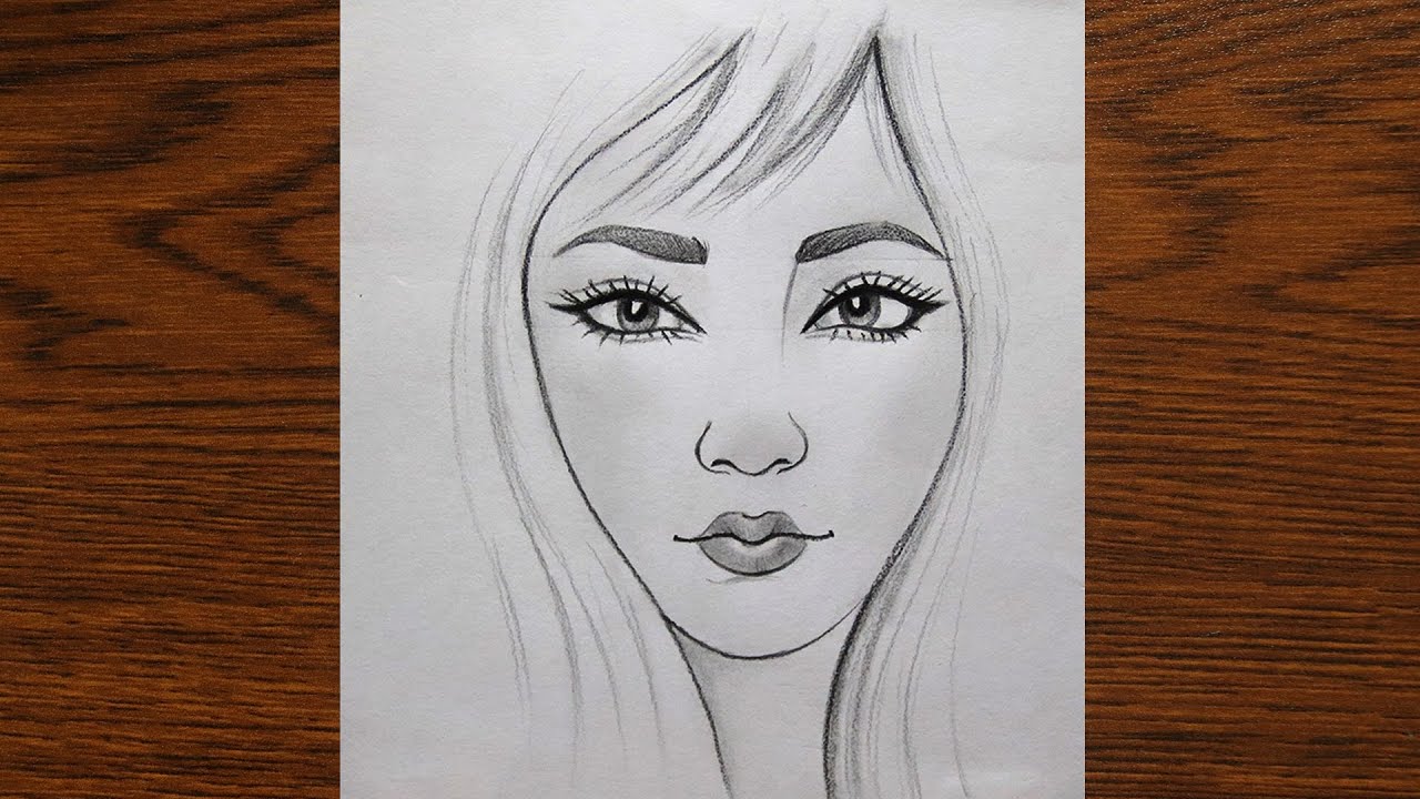 Simple Girl Drawing