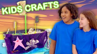 Make a Toy Pirate Ship! | KIDS CRAFTS | Universal Kids