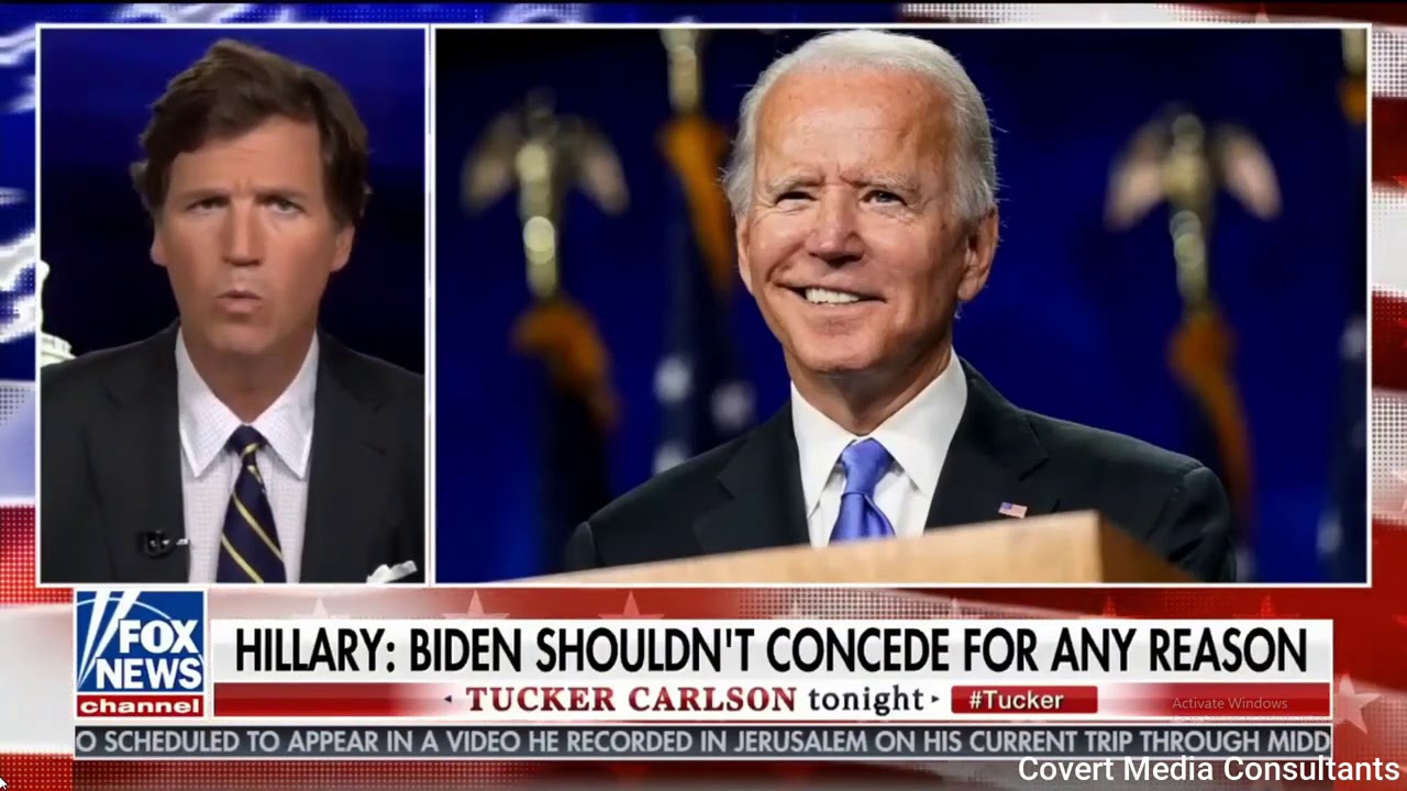 Hillary Clinton - Do Not Concede Under Any Circumstance Joe Biden - YouTube