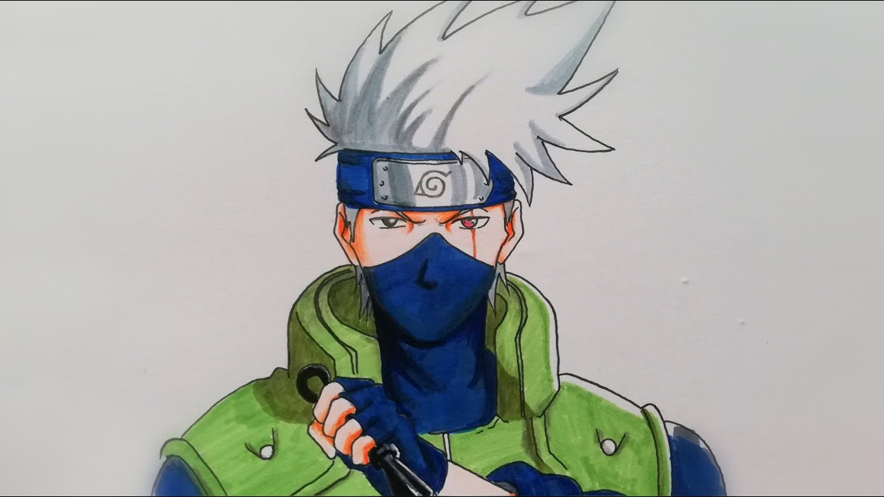 Khám phá vẽ kakashi thật dễ dàng với bút chì và giấy nét dày