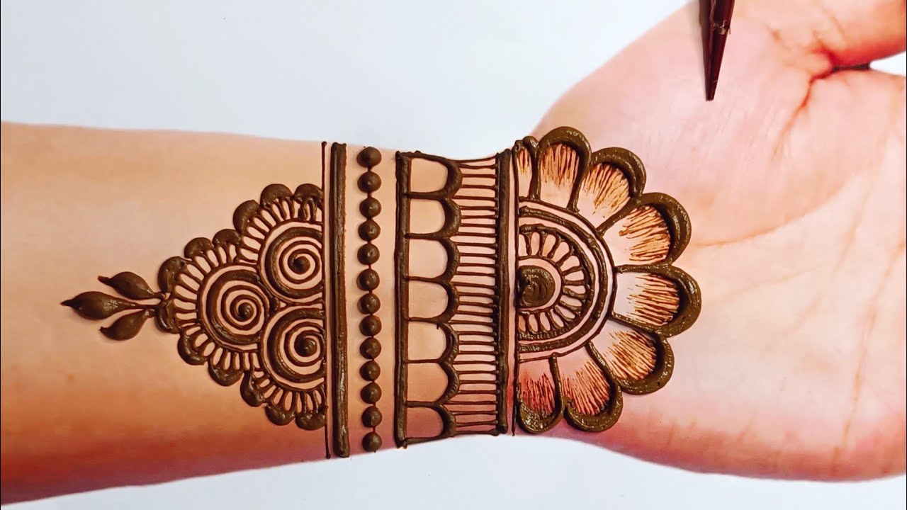 Beautiful Latest Mehndi design for hands| Easy mehndi designs ...