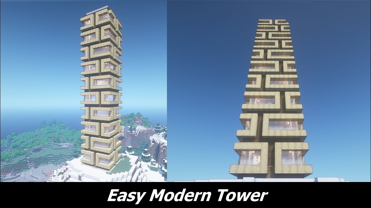 Minecraft Modern Tower