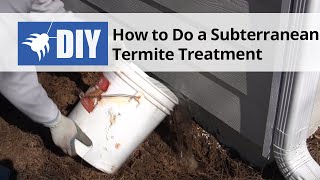 How to Do a DIY Subterranean Termite Treatment