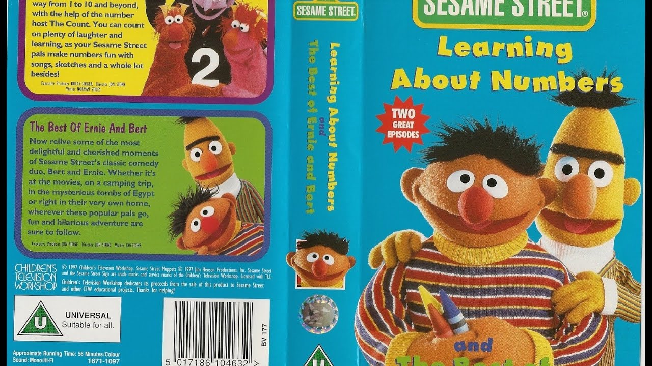 Sesame Street Learning About Numbers Dvd