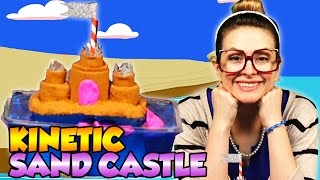 DIY Sand Castle with Kinetic Sand - Summer Craft | Arts & Crafts with Crafty Carol at Cool School