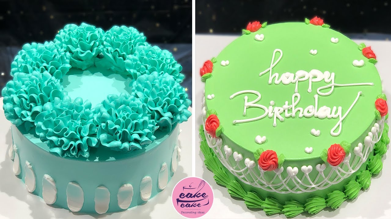 Beautiful & Quick Cake Decoration Tutorial for Beginners | Part 38 ...