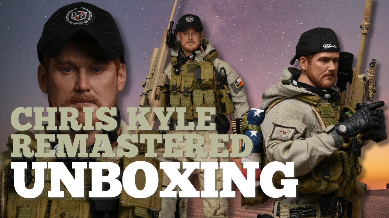 Unboxing the 1/6 scale Chris Kyle REMASTERED Prototype action figure ...