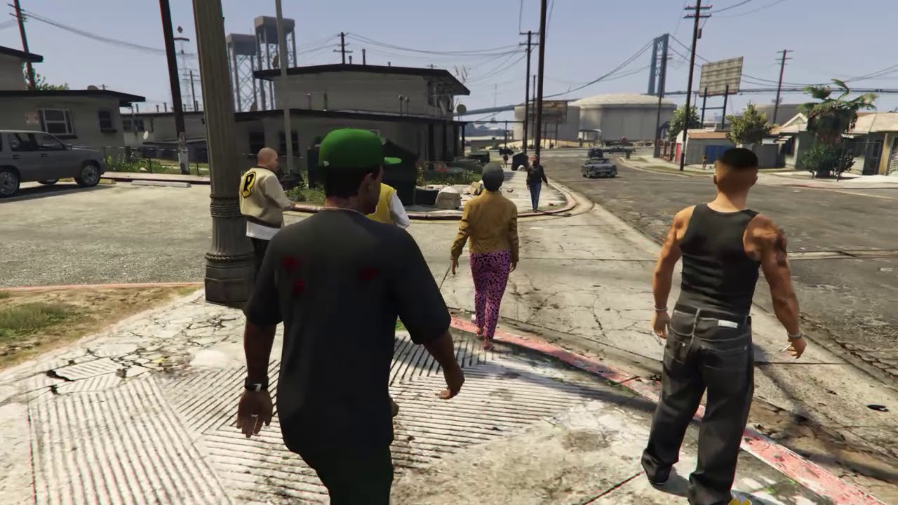 GTA 5 - The Hood Life Of Lamar Davis - YouTube