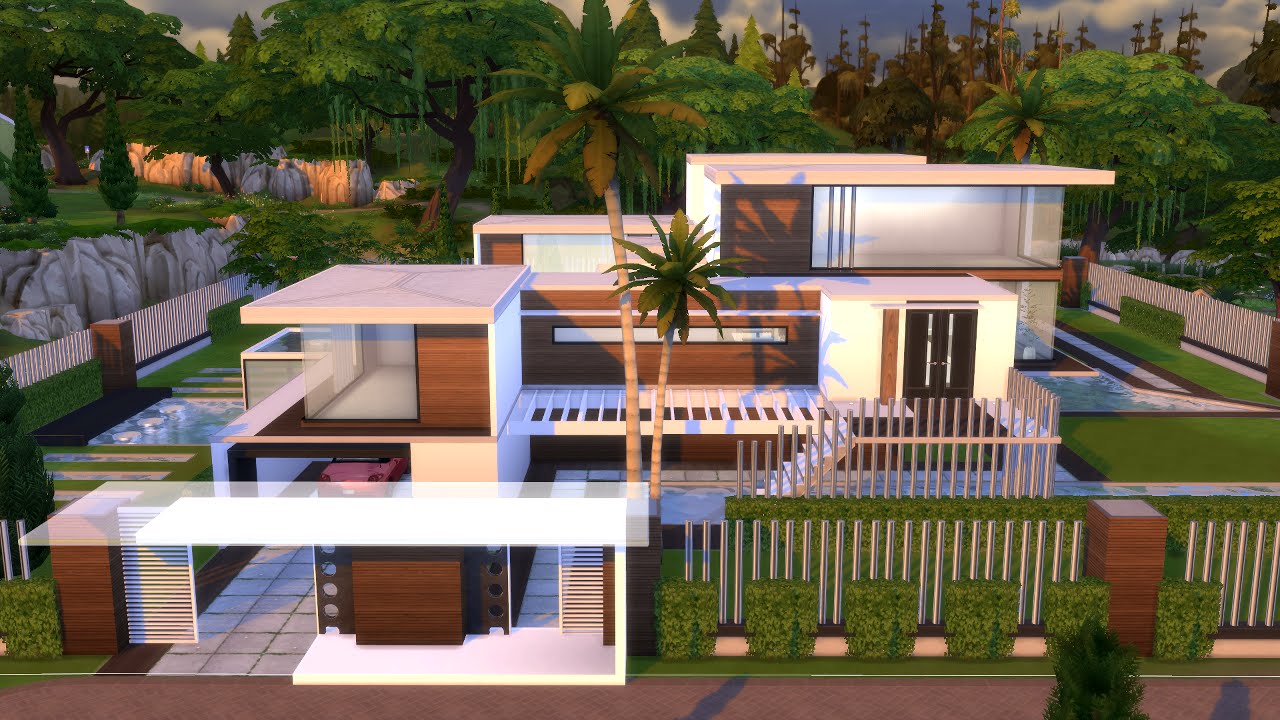 The Sims 4 Villa Moderna - Modern House L.A. (trailer) - YouTube