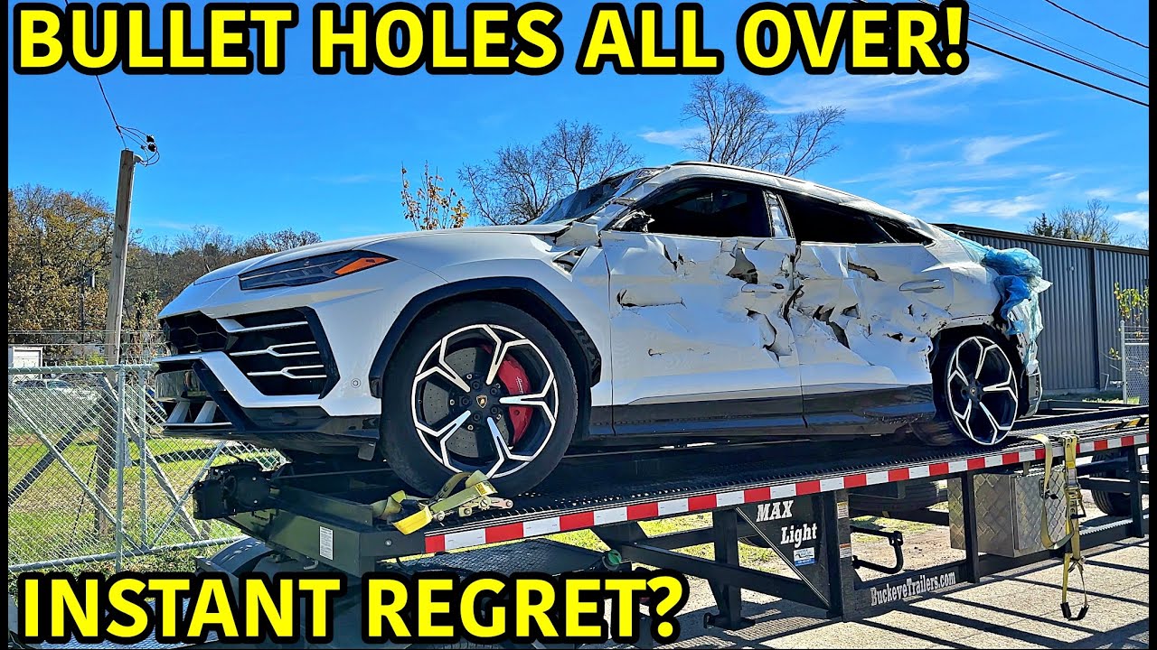 Rebuilding A Wrecked Lamborghini Urus!!! - YouTube