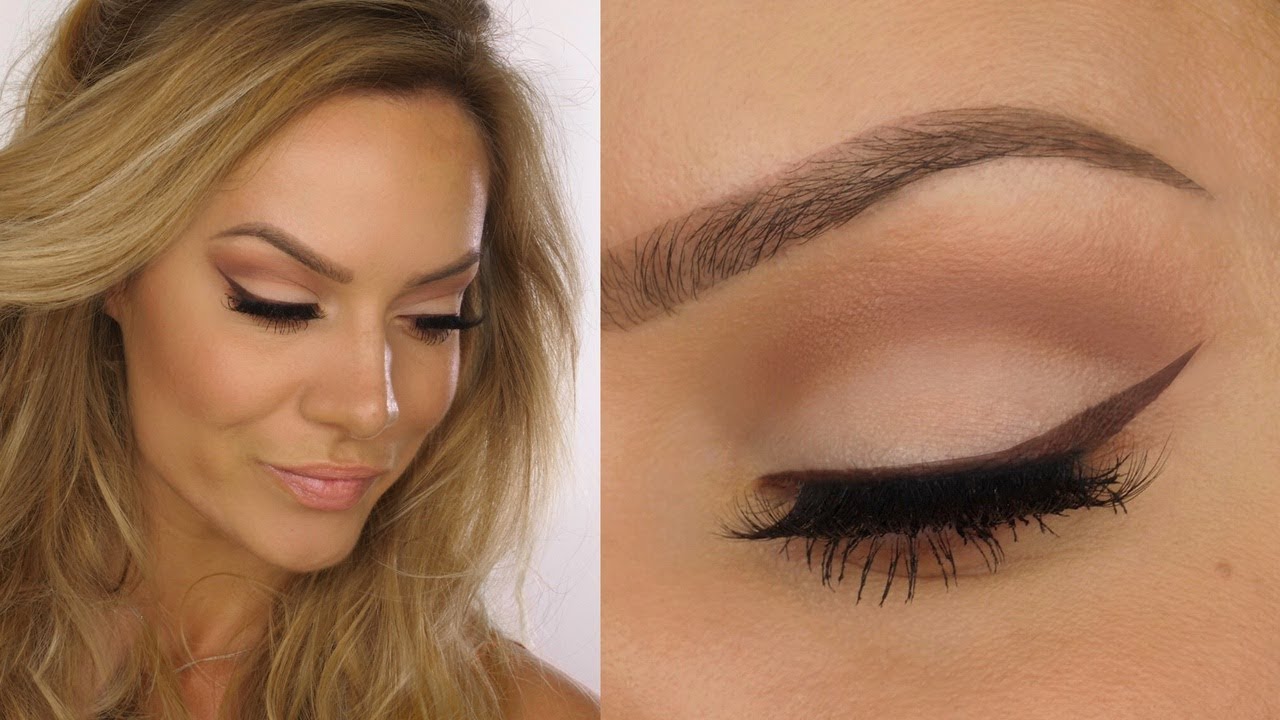 Nude Soft Cut Crease Matte Natural Eye Makeup Tutorial Shonagh