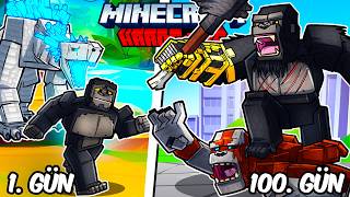 Hardcore Minecraftta Kong Olarak 100 Gün Geçirmemin Hikayesi