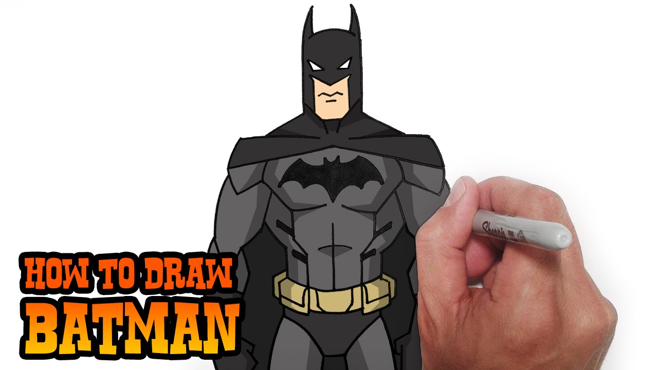 How to Draw Batman- Young Justice- Video Lesson - YouTube