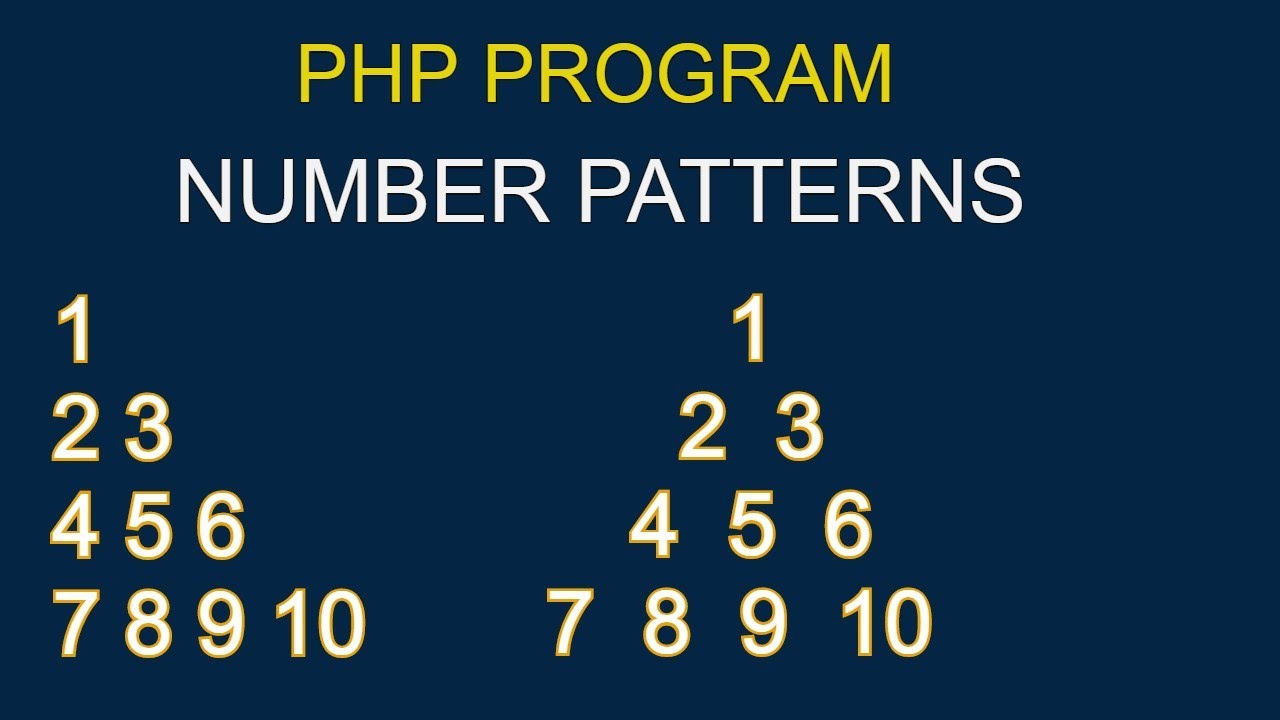 Number Pyramid Pattern