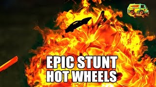 Hot Wheels STUNT RACE- Slow Mo (2500 FPS)