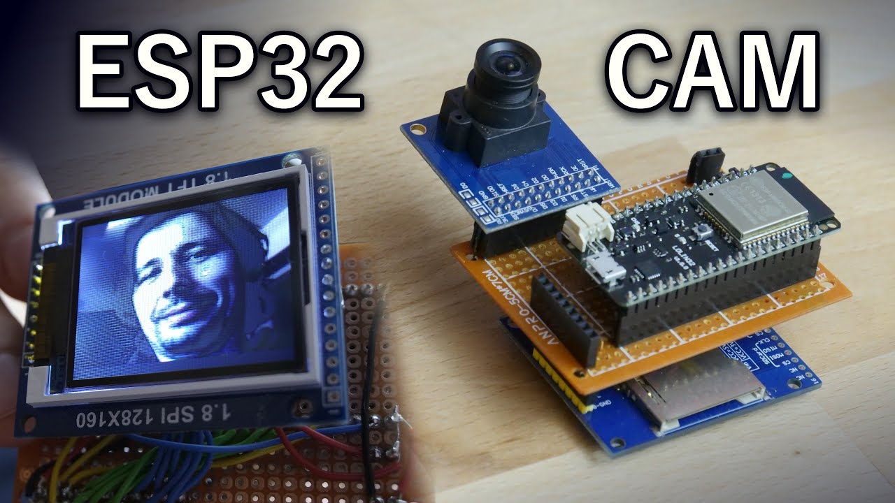 ESP32 with Camera and TFT Display (OV7670, FIFO) - YouTube