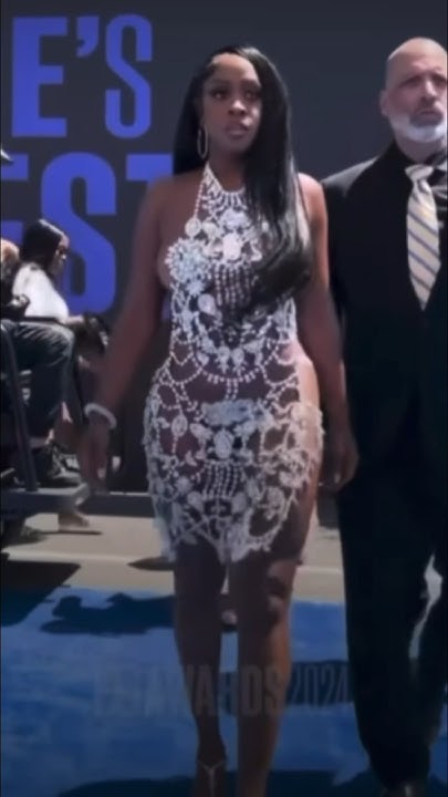 Remy Ma Goes Nearly Naked In Bejeweled Dress At BET Awards 2024 - YouTube