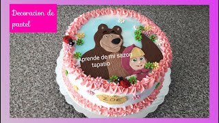 Decoración De Pastel Masha Y El Oso ?? - YouTube