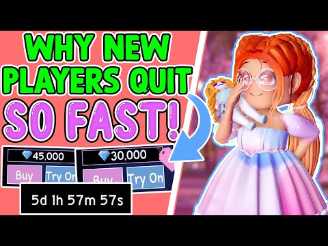 The Reason Why NEW PLAYERS Quit Royale High... - YouTube