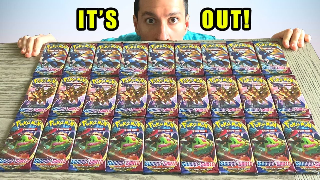 *THE NEWEST POKEMON CARDS SET IS OFFICIALLY OUT!* Let's Open Sword and ...