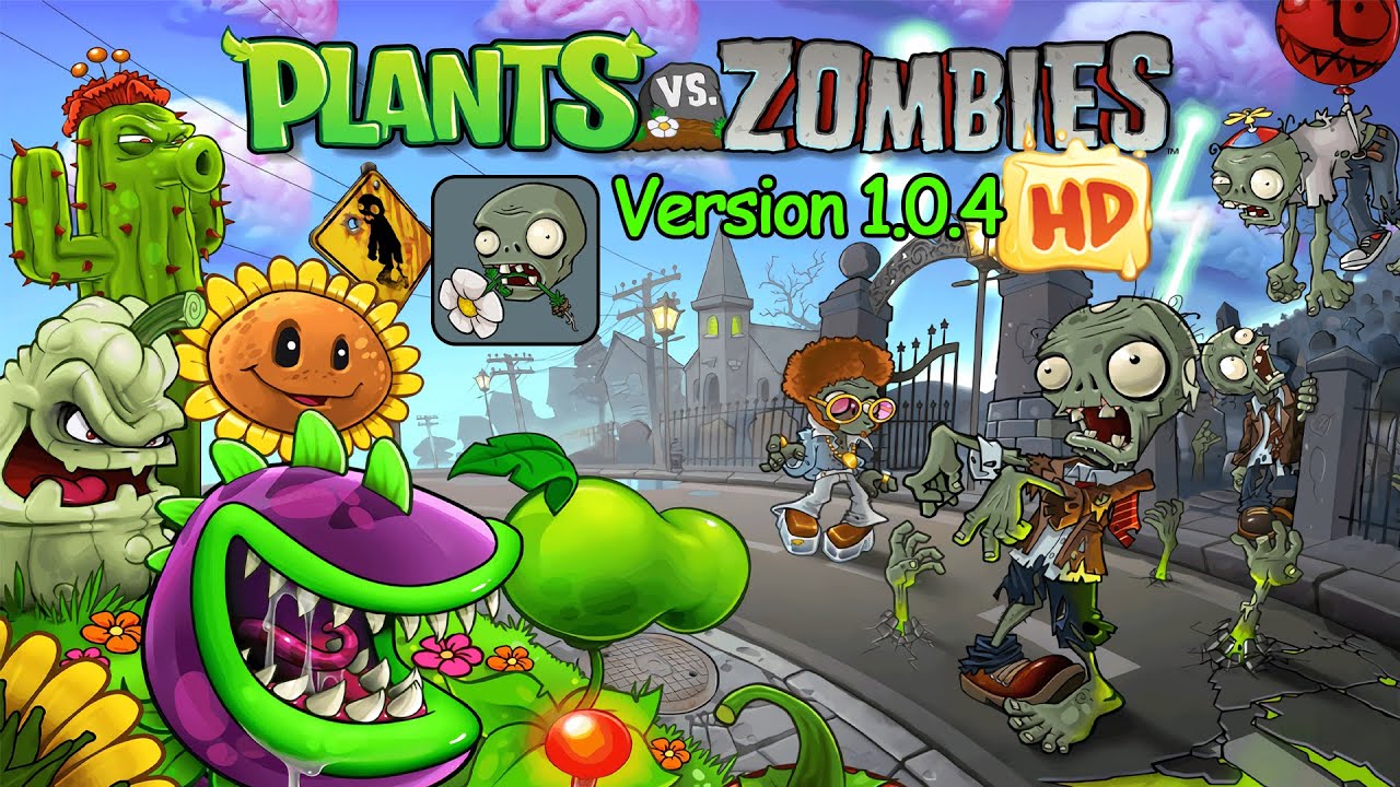 Plants vs. Zombies HD [iPad] [Version 1.0.4] FULL Walkthrough [New Game ...