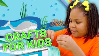 3 Fun DIY Art Class Crafts for Kids!  | Big Fun Crafty Show | Universal Kids