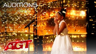 Golden Buzzer: 9-Year-Old Victory Brinker Makes AGT HISTORY! - America's Got Talent 2021