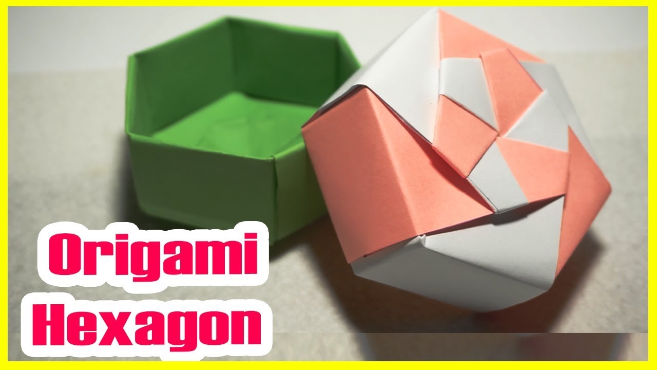 Origami - Hexagon Box - Gift Box DIY - How to Make an Origami Box ...